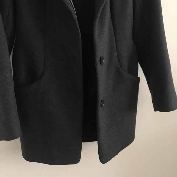 Aritzia dark grey wool & cashmere coat - Picture 4 of 6